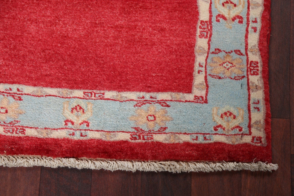 Red Wool Gabbeh Kashkoli Oriental Handmade Rug 2x3