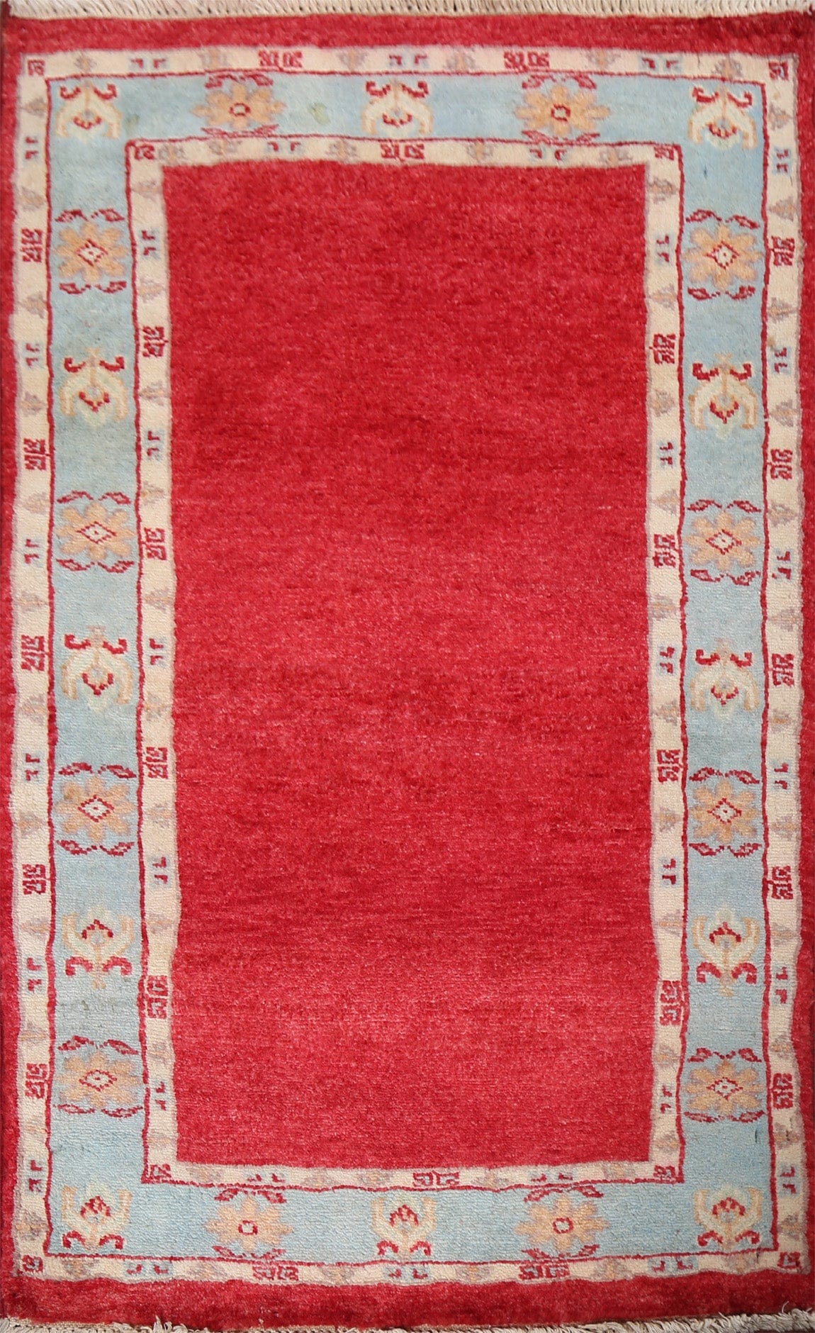 Red Wool Gabbeh Kashkoli Oriental Handmade Rug 2x3