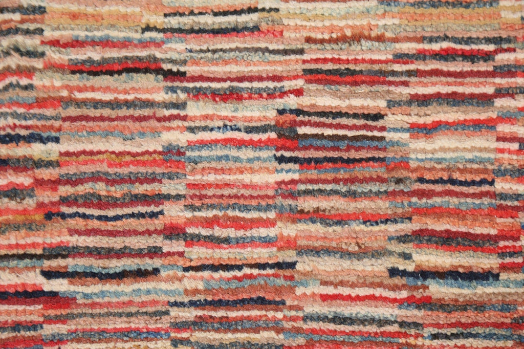 Striped Gabbeh Kashkoli Oriental Wool Rug 2x3