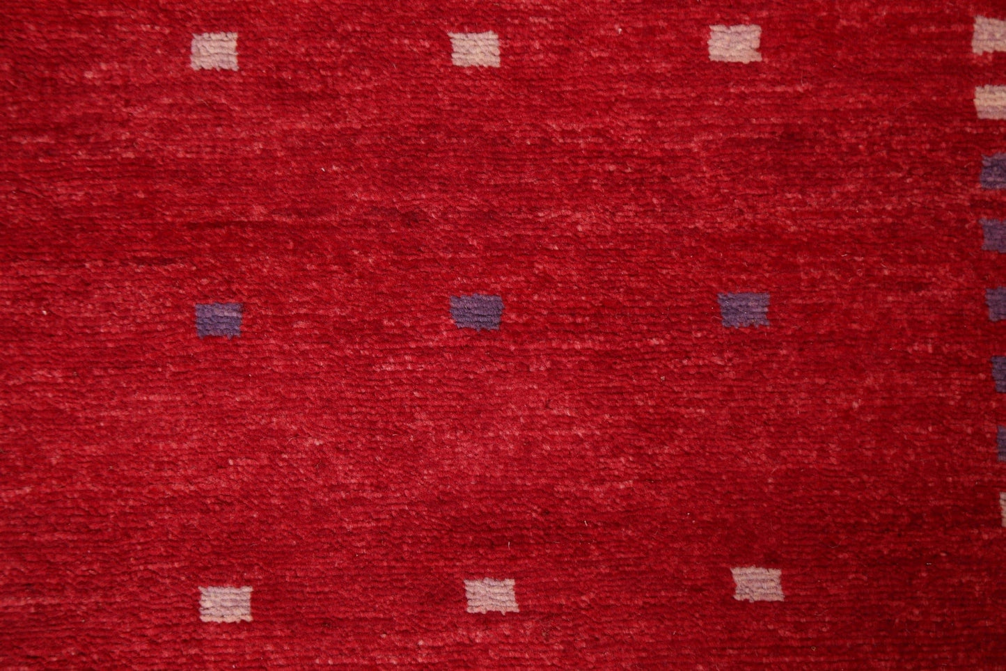 Red Gabbeh Kashkoli Oriental Wool Rug 2x3