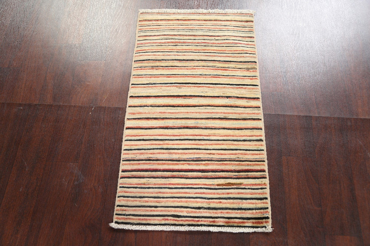 Striped Gabbeh Kashkoli Oriental Handmade Rug 2x3