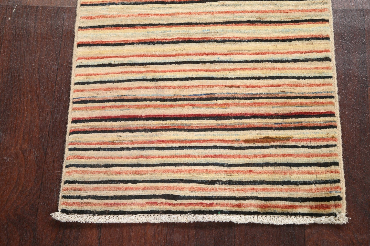 Striped Gabbeh Kashkoli Oriental Handmade Rug 2x3