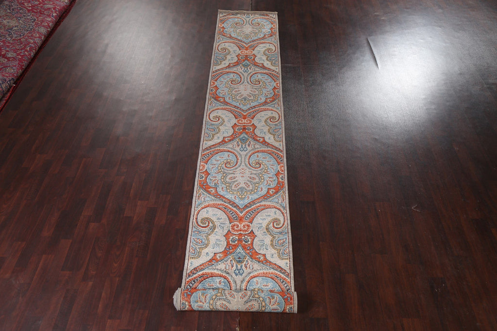 Vegetable Dye Ziegler Oriental Runner Rug 3x19