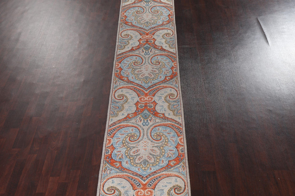 Vegetable Dye Ziegler Oriental Runner Rug 3x19