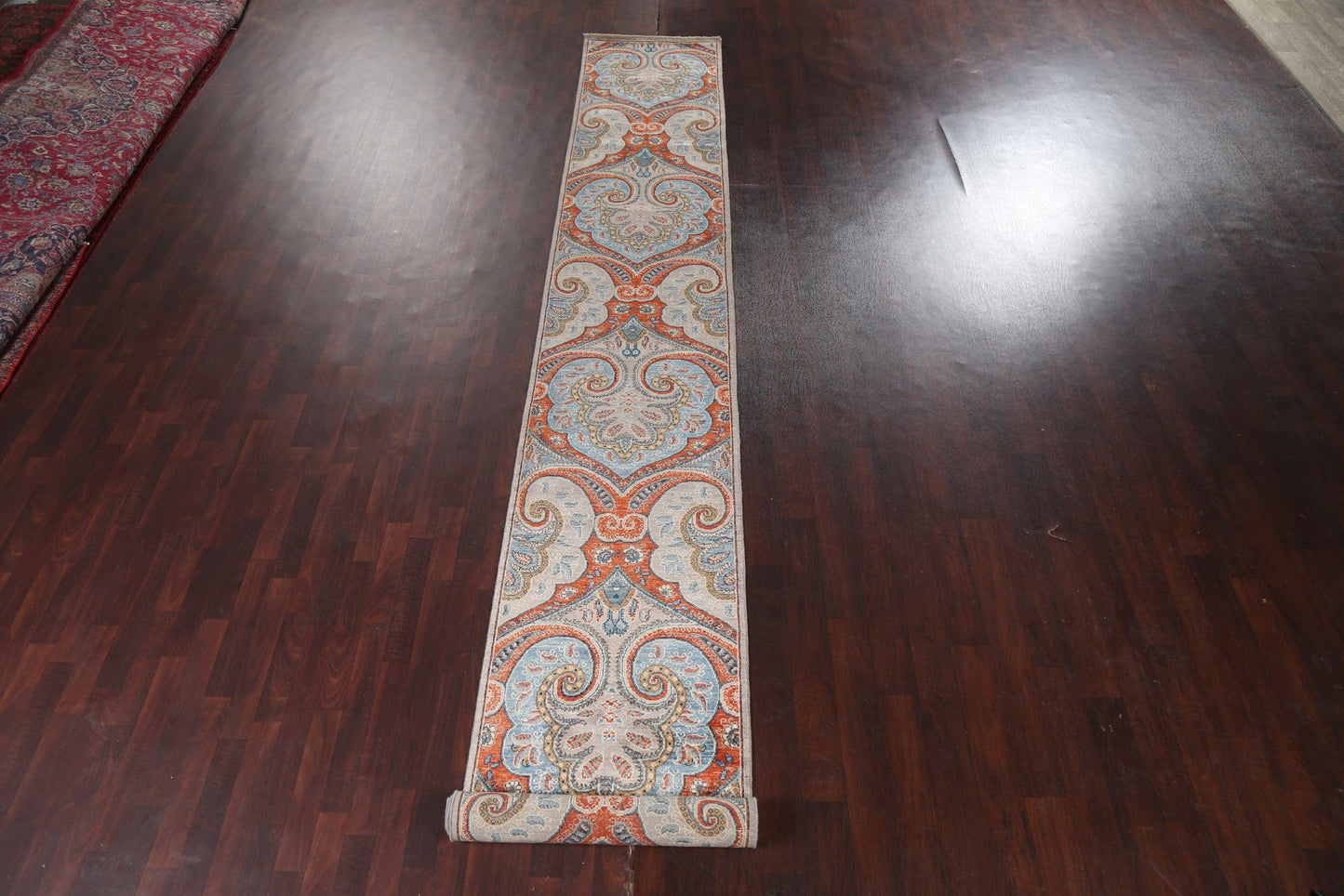 Vegetable Dye Ziegler Oriental Runner Rug 3x19