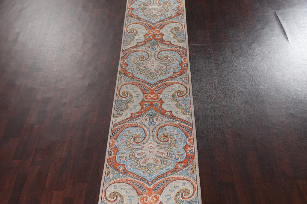 Vegetable Dye Ziegler Oriental Runner Rug 3x19