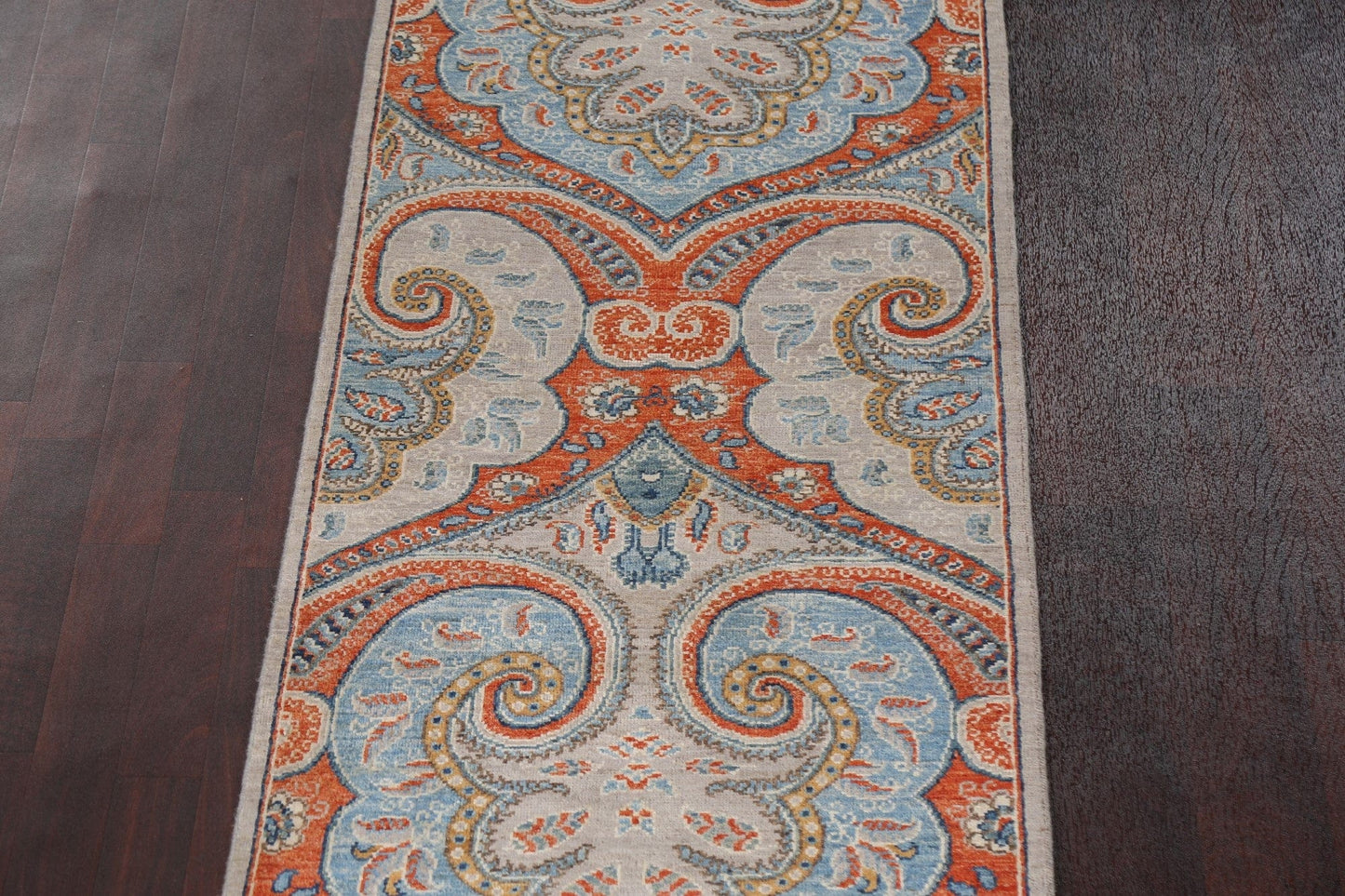 Vegetable Dye Ziegler Oriental Runner Rug 3x19