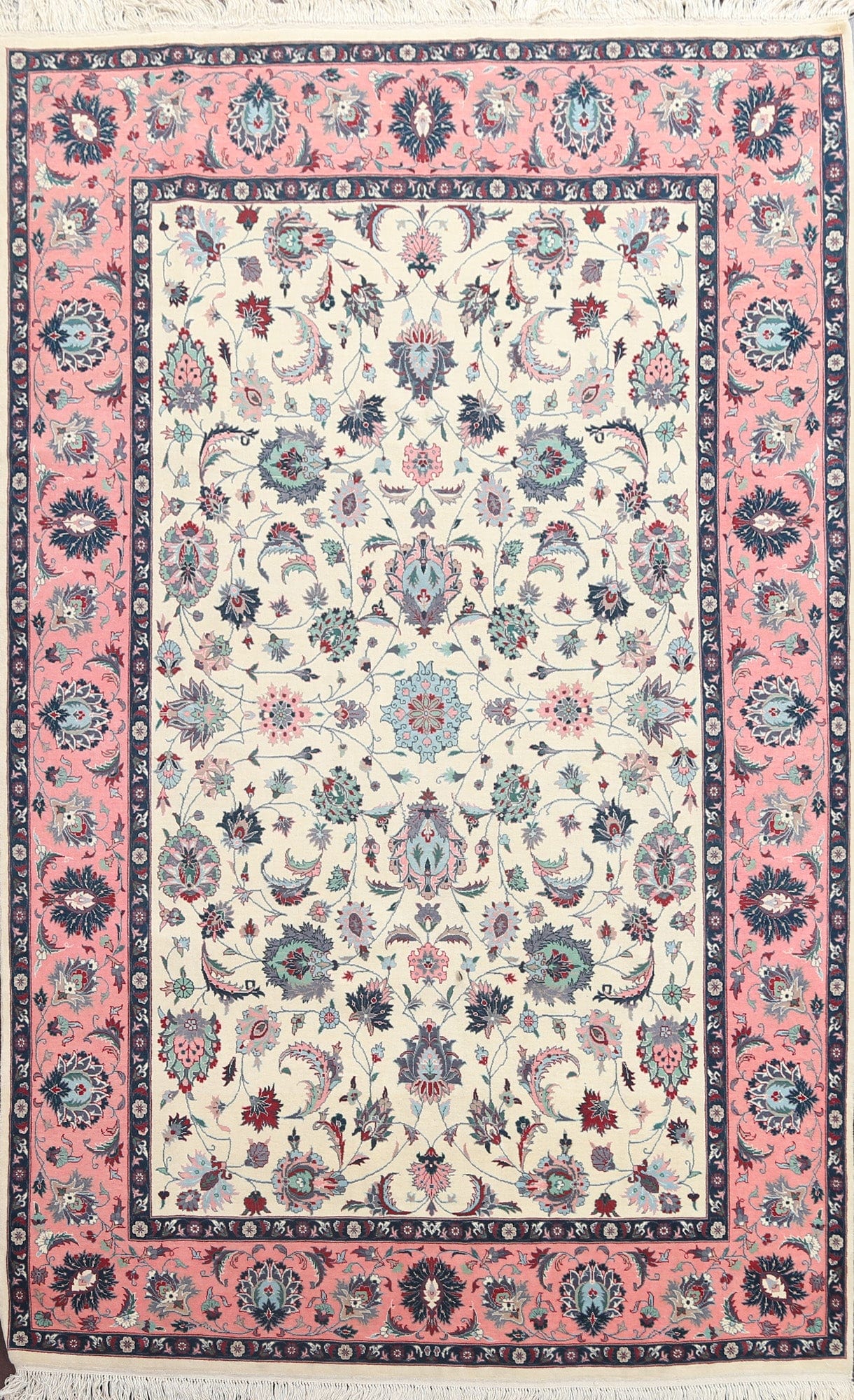 Vegetable Dye Aubusson Oriental Handmade Rug 6x10