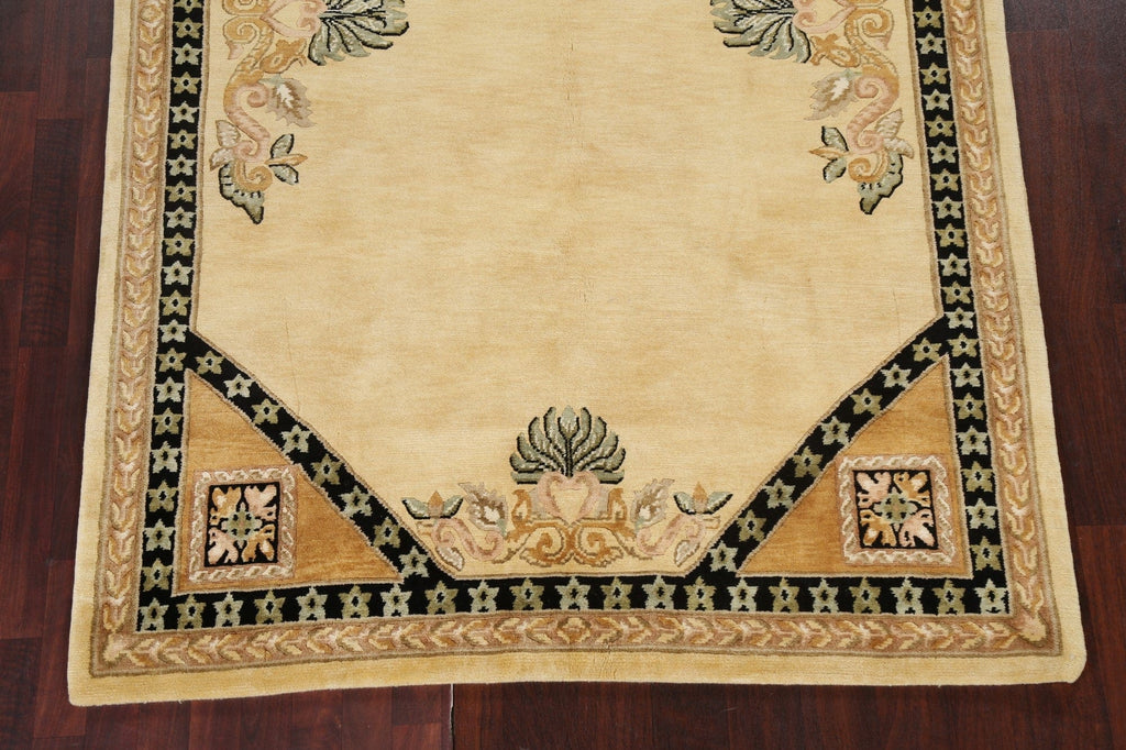 Vegetable Dye Nepalese Oriental Wool Rug 6x9