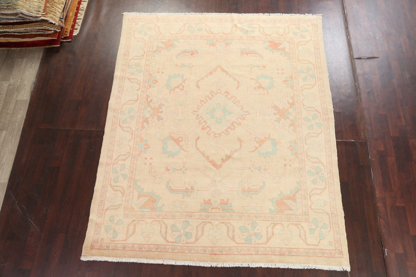 Vegetable Dye Geometric Mahal Persian Area Rug 8x10