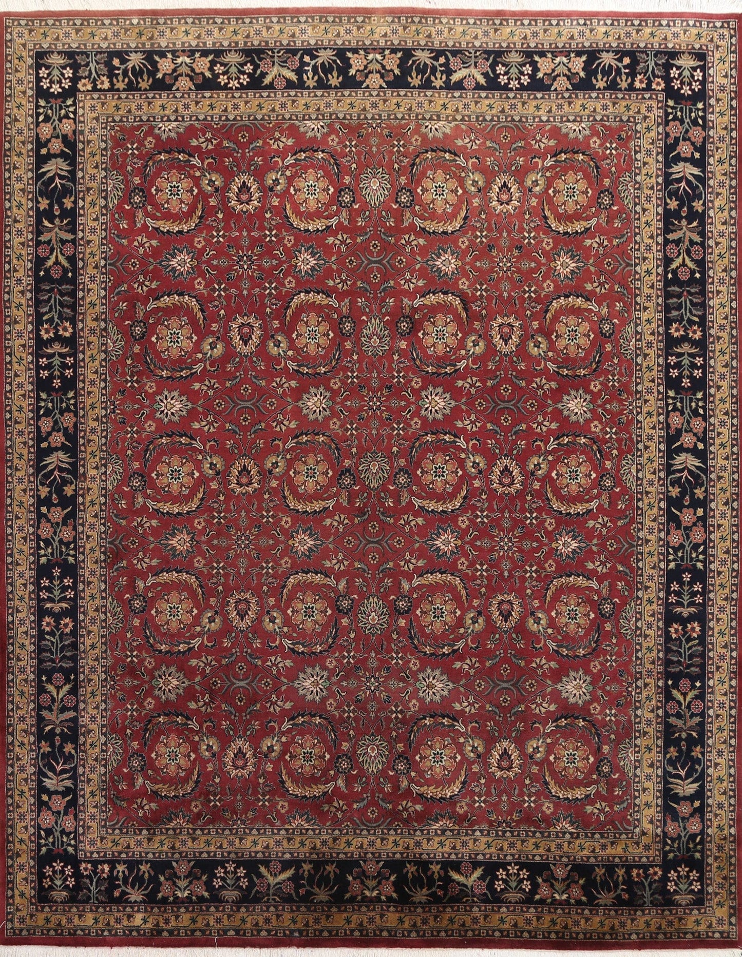 Vegetable Dye Red Bidjar Oriental Wool Rug 8x10