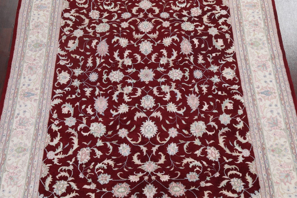 Red Floral Kashan Oriental Area Rug 8x10