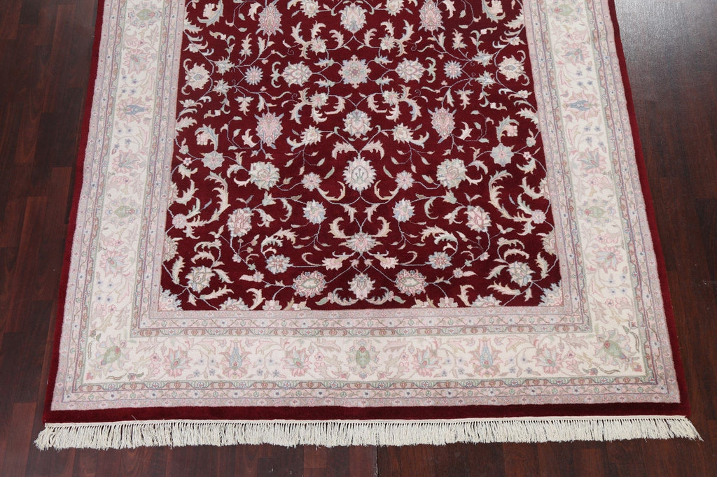 Red Floral Kashan Oriental Area Rug 8x10