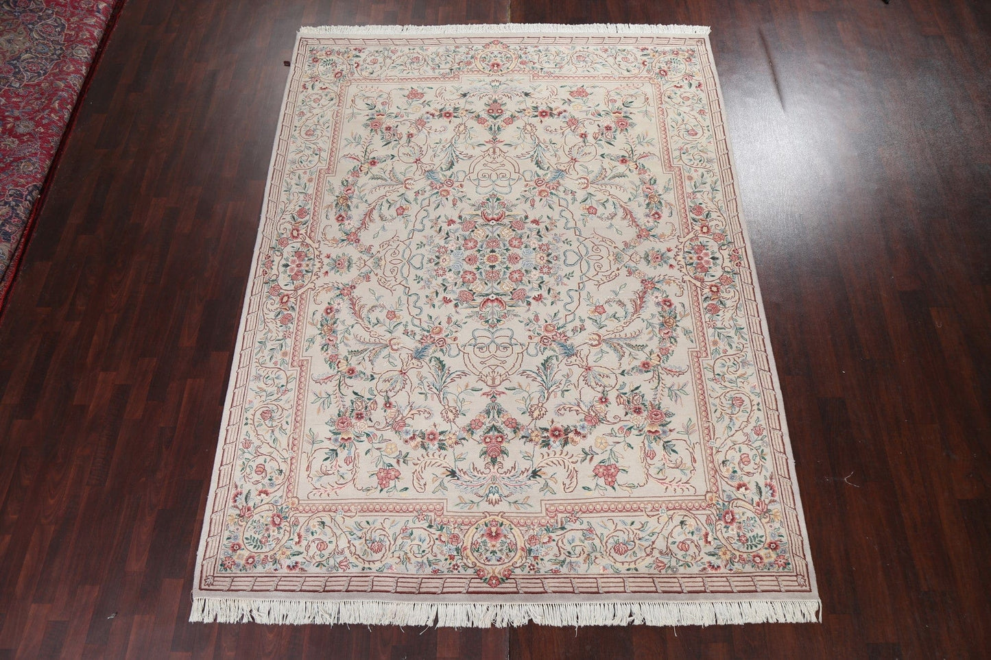 Vegetable Dye Aubusson Oriental Area Rug 8x11