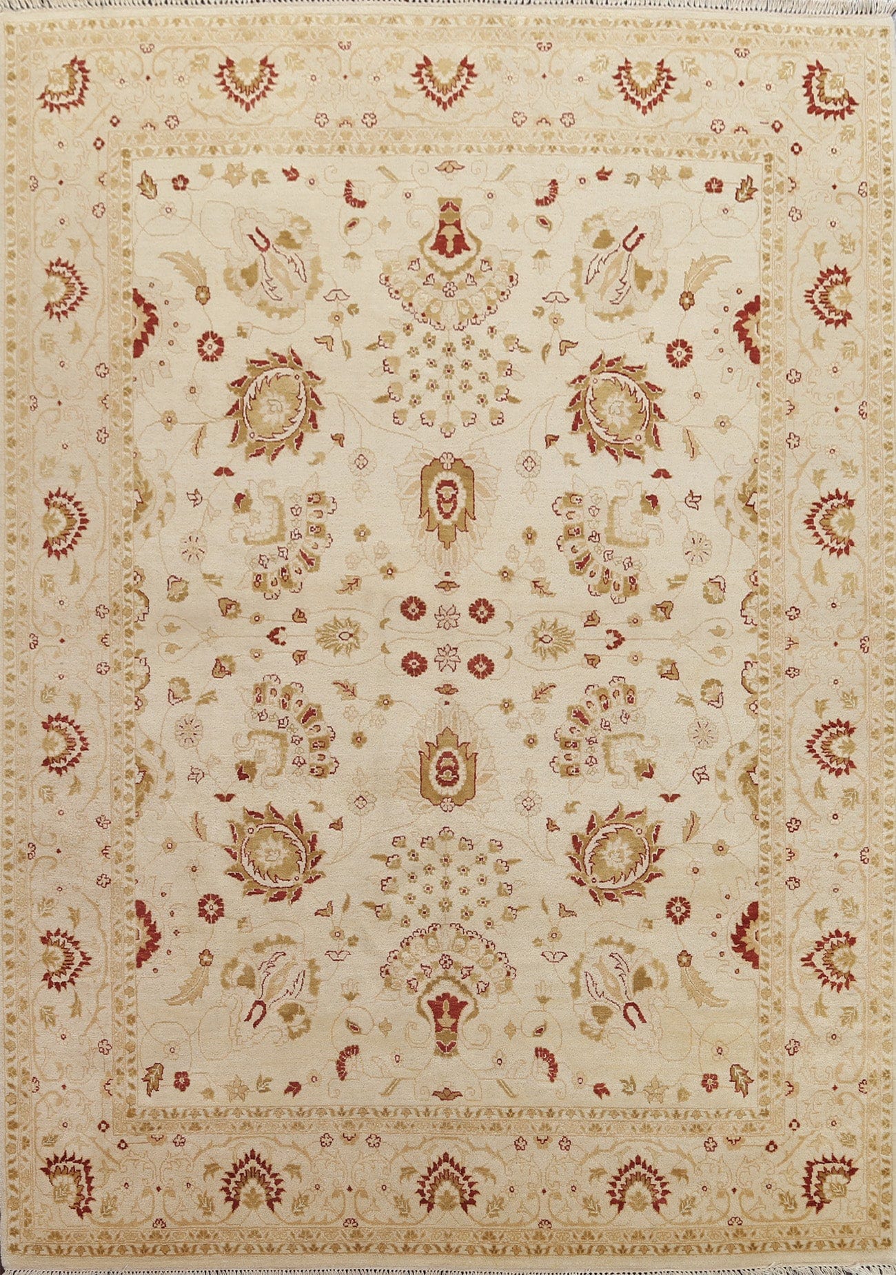 Floral Wool Chobi Peshawar Oriental Area Rug 8x11