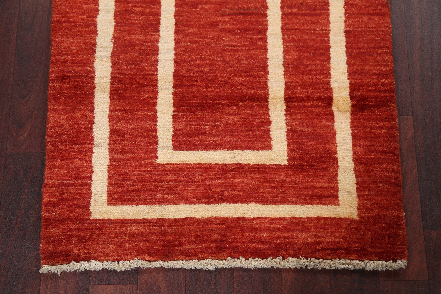 Geometric Gabbeh Kashkoli Oriental Wool Rug 2x3