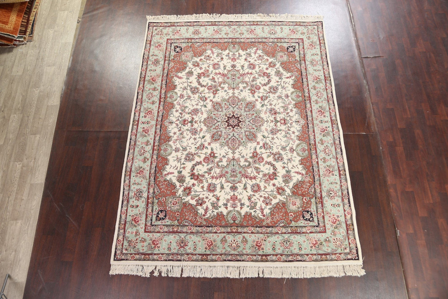 Vegetable Dye Wool Tabriz Oriental Area Rug 8x10