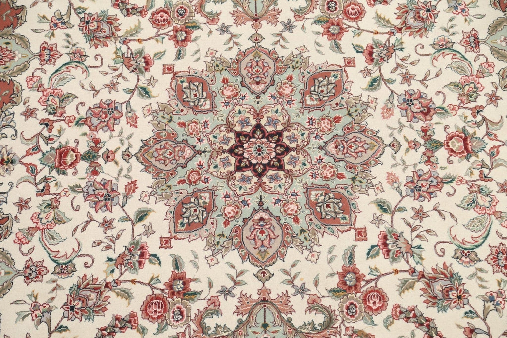 Vegetable Dye Wool Tabriz Oriental Area Rug 8x10