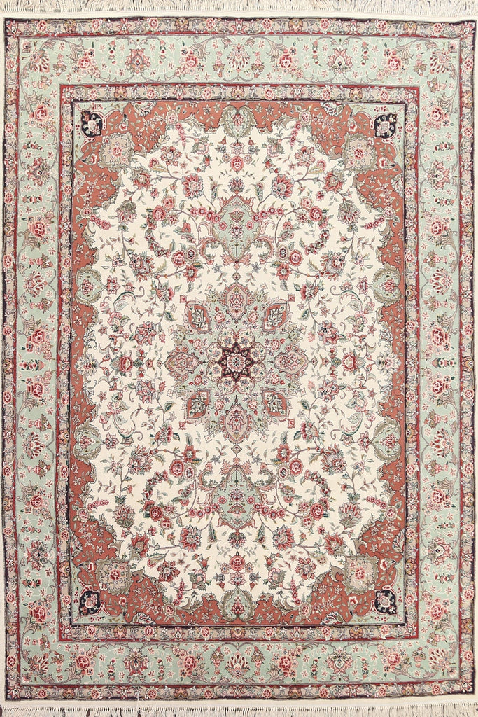 Vegetable Dye Wool Tabriz Oriental Area Rug 8x10