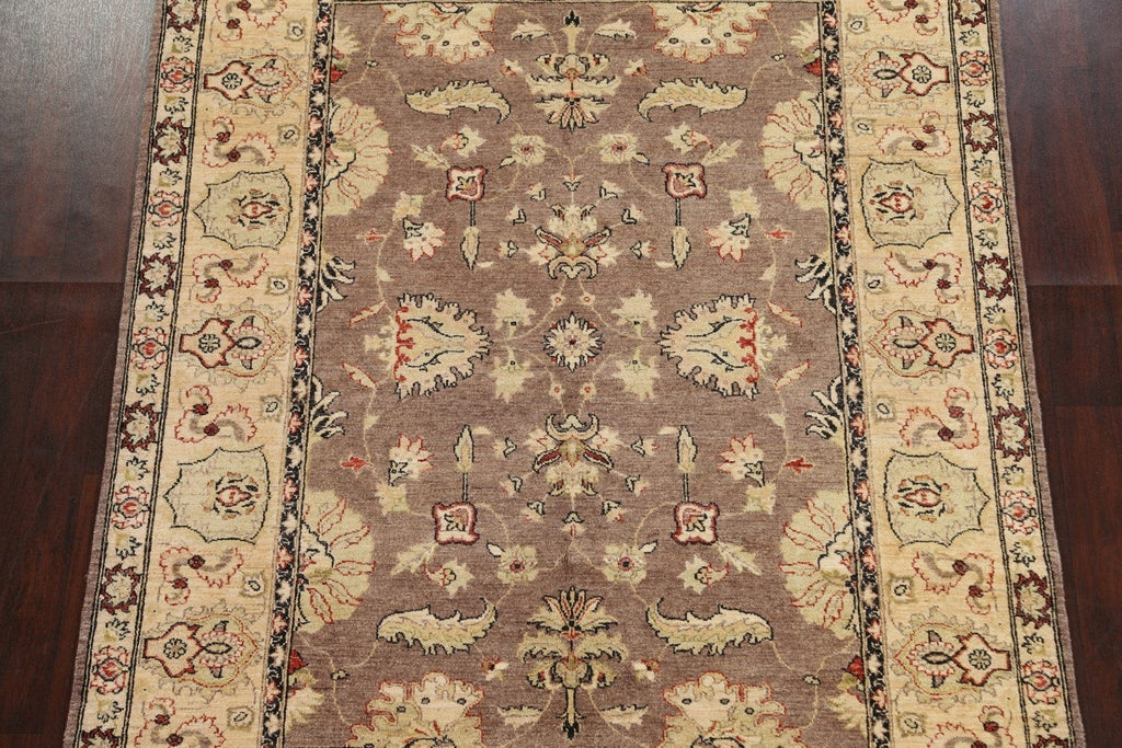 Vegetable Dye Chobi Peshawar Oriental Area Rug 6x8