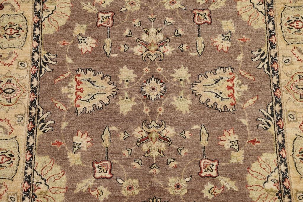 Vegetable Dye Chobi Peshawar Oriental Area Rug 6x8