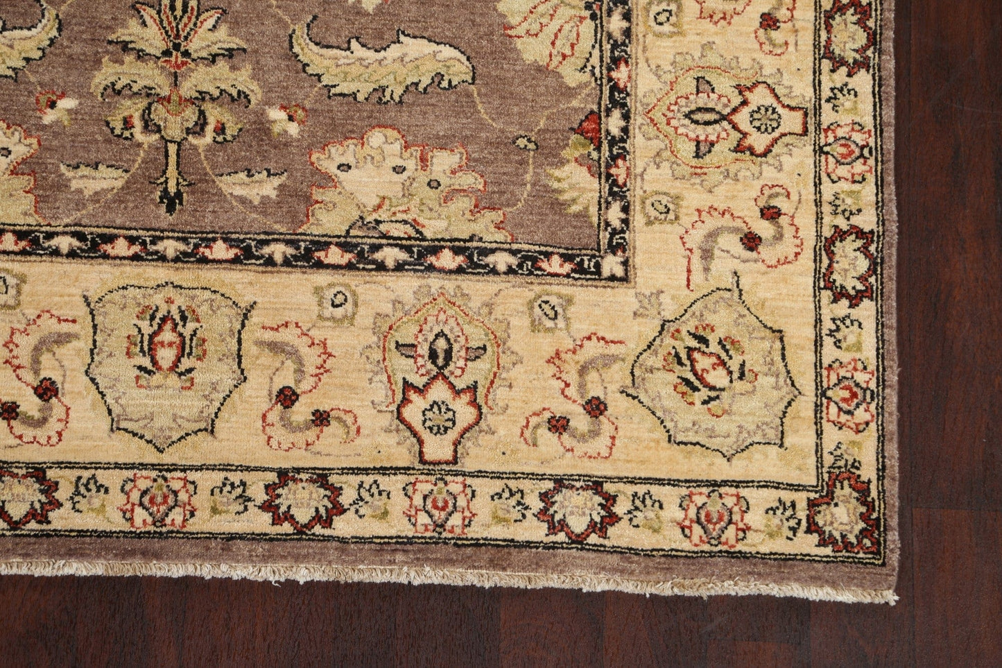 Vegetable Dye Chobi Peshawar Oriental Area Rug 6x8