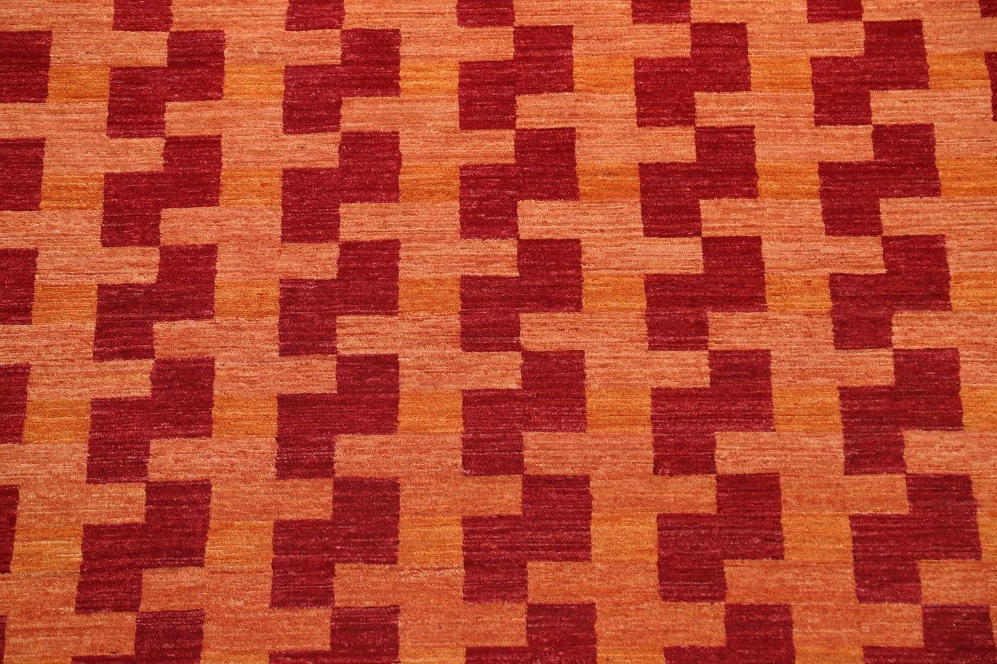 Contemporary Gabbeh Kashkoli Oriental Wool Rug 7x10