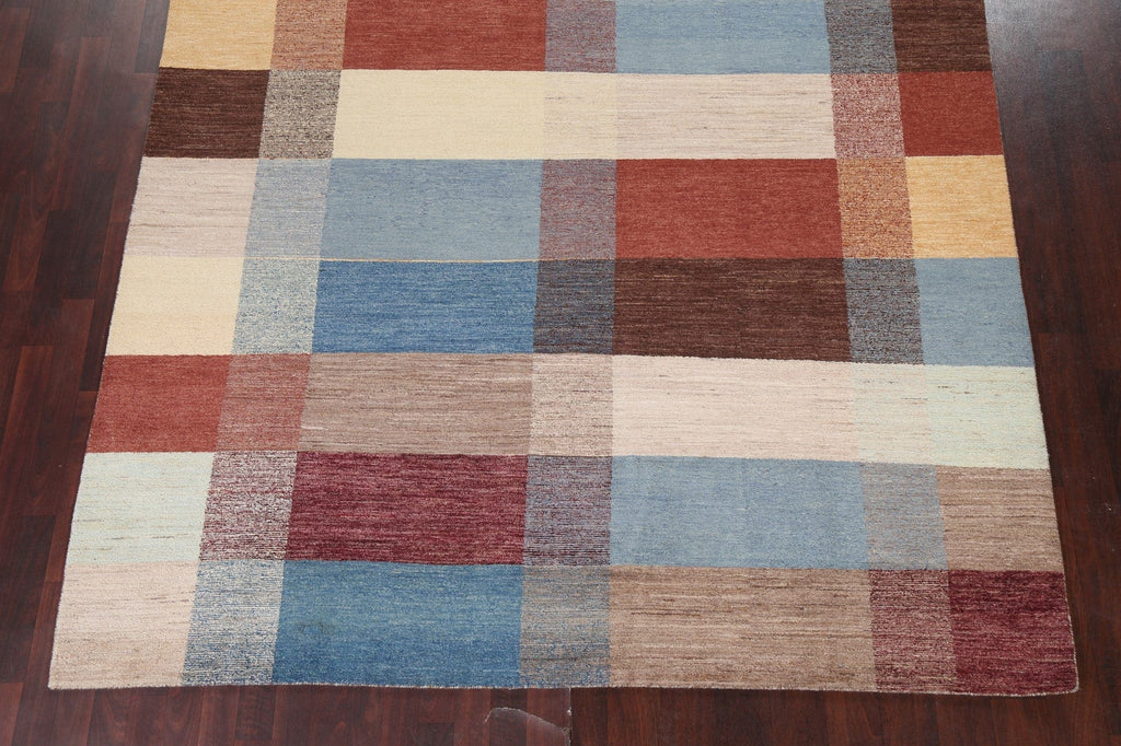 Contemporary Gabbeh Kashkoli Oriental Area Rug 8x10