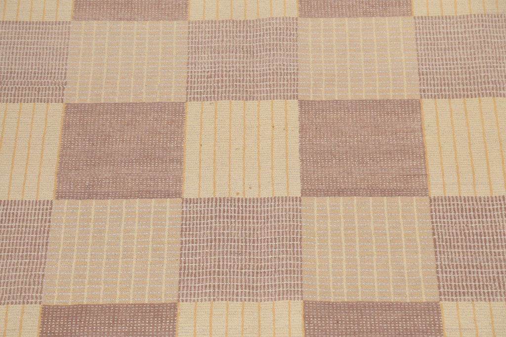 Checkered Gabbeh Kashkoli Oriental Area Rug 8x10