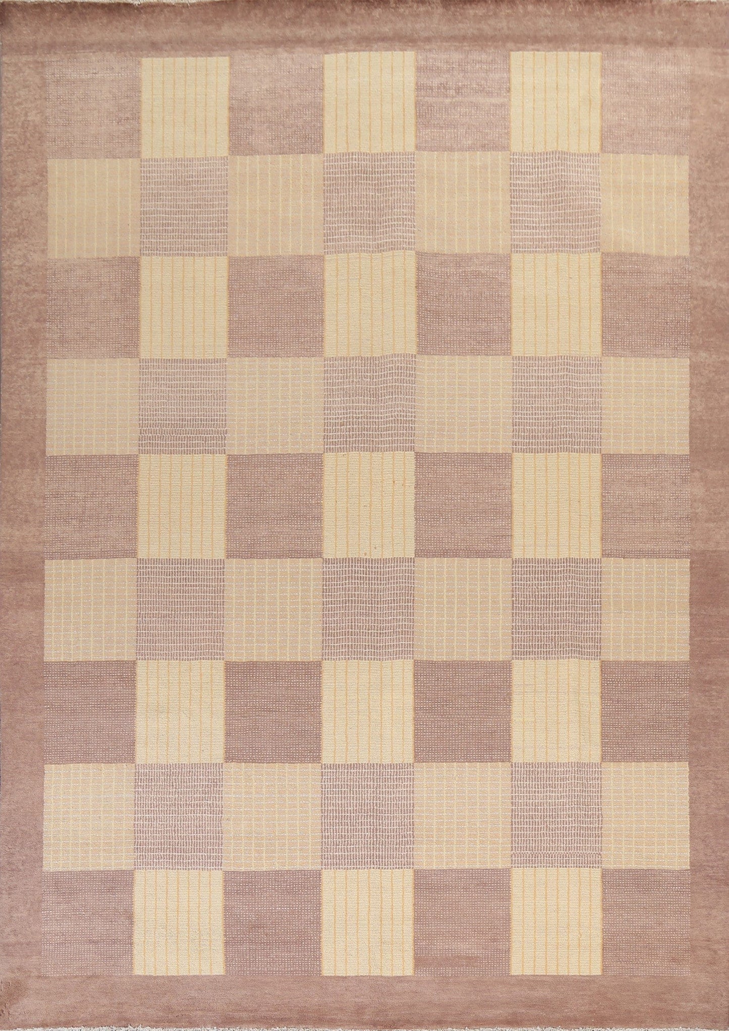 Checkered Gabbeh Kashkoli Oriental Area Rug 8x10