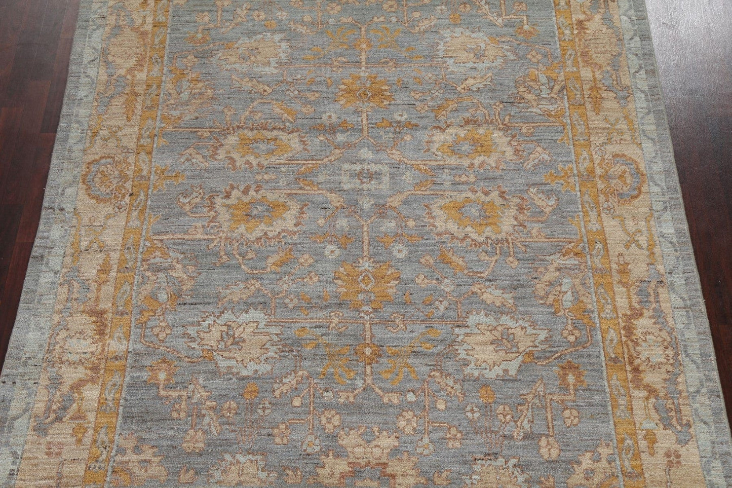 Handmade Wool Oushak Oriental Area Rug 8x11