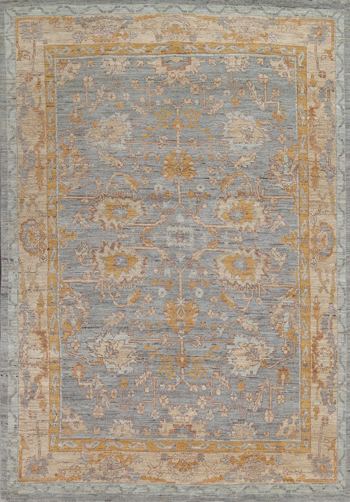 Handmade Wool Oushak Oriental Area Rug 8x11