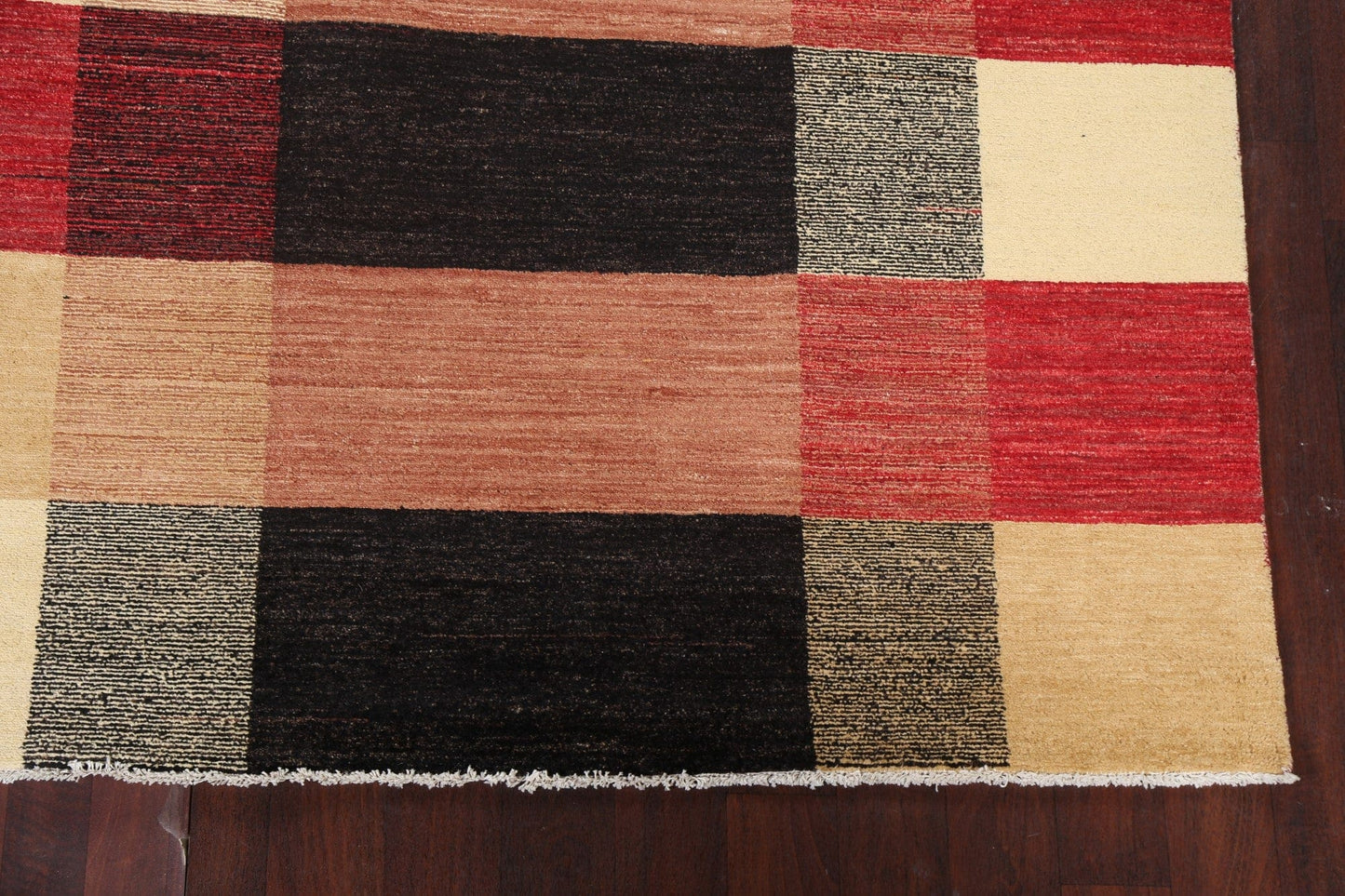 Contemporary Gabbeh Kashkoli Oriental Wool Rug 8x10