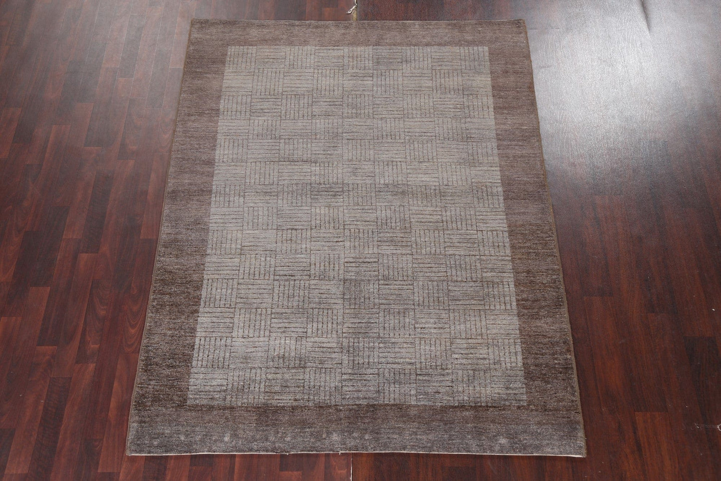 Handmade Gabbeh Kashkoli Oriental Wool Rug 6x8