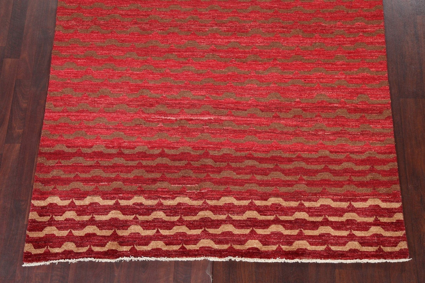 Hand-Knotted Wool Gabbeh Kashkoli Oriental Rug 6x9