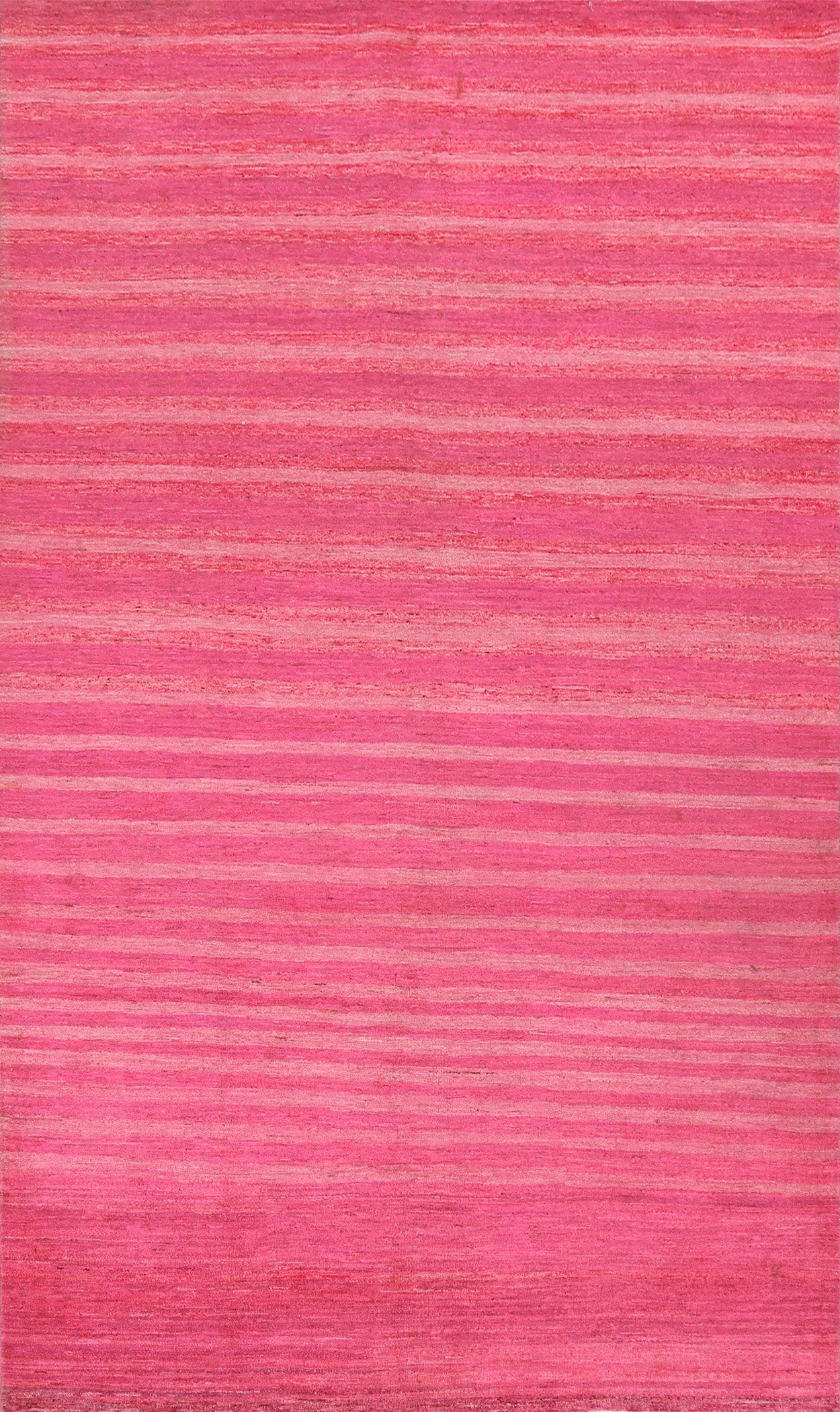 Pink Striped Gabbeh Kashkoli Oriental Area Rug 7x10