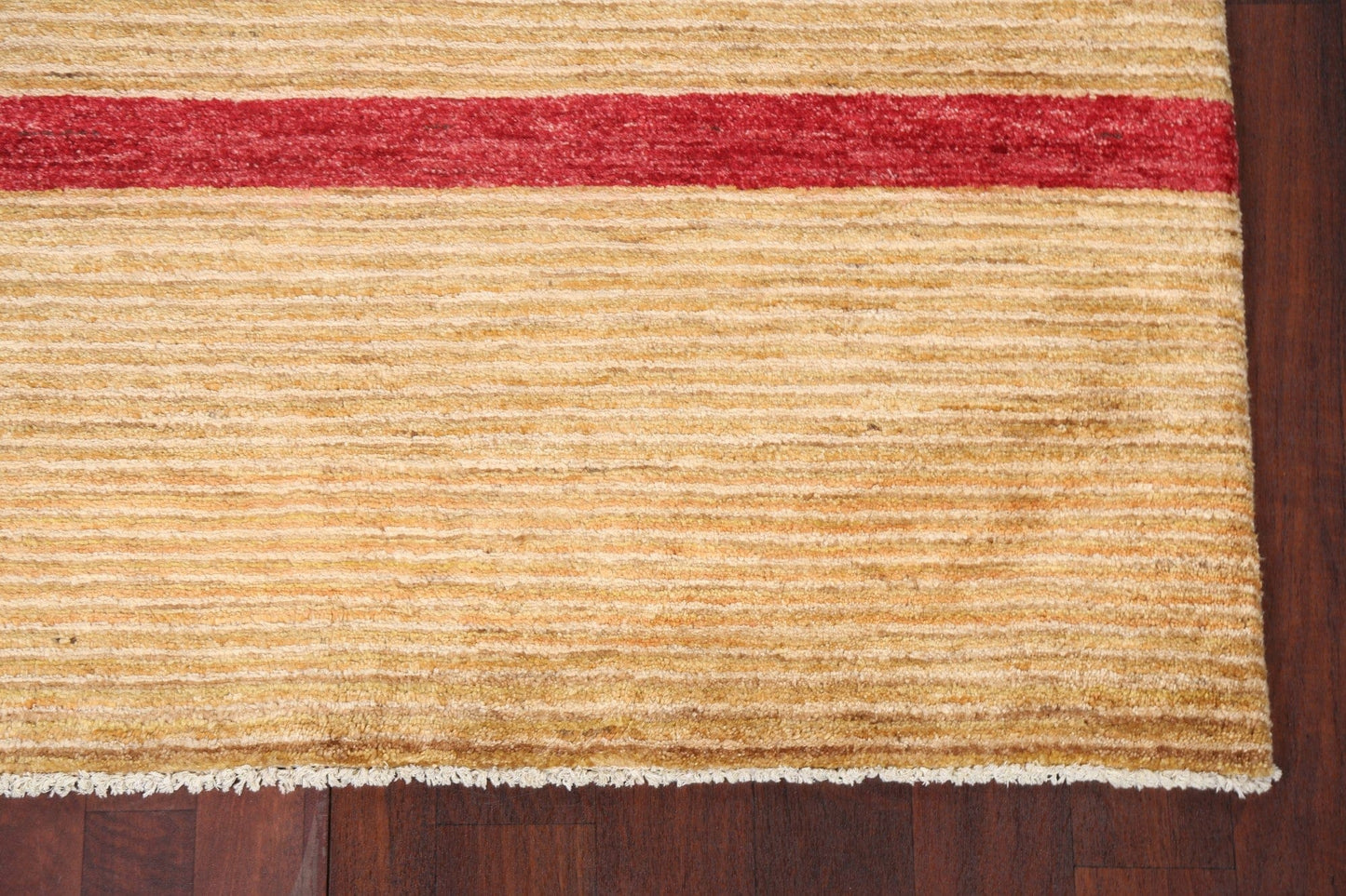 Striped Wool Gabbeh Kashkoli Oriental Area Rug 5x6