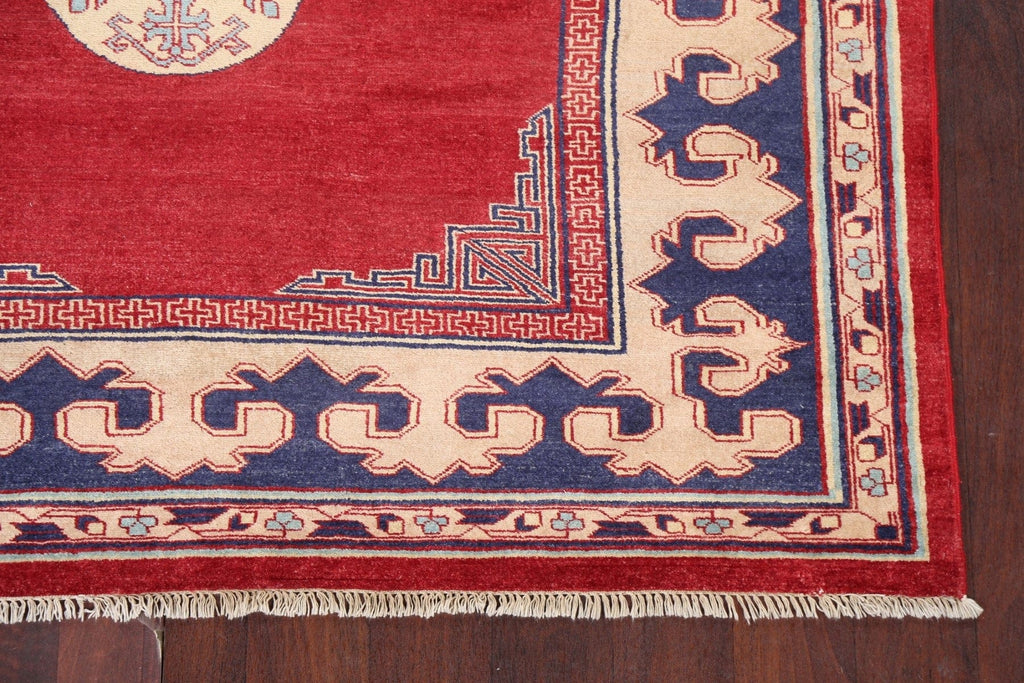 Vegetable Dye Red Khotan Oriental Area Rug 5x10