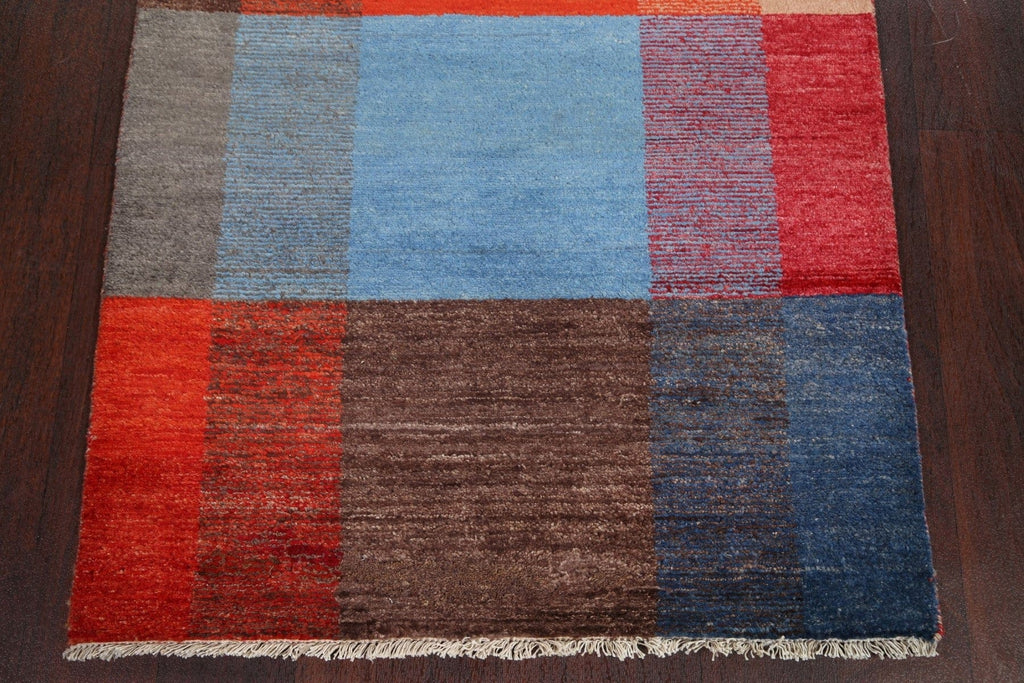 Wool Gabbeh Kashkoli Oriental Runner Rug 3x13