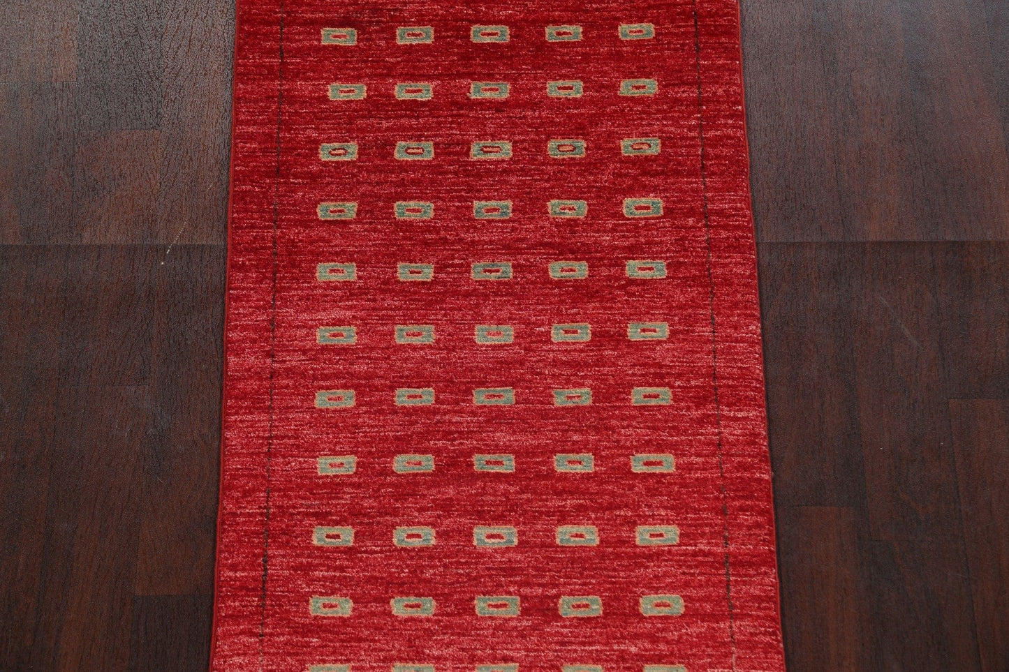 Red Gabbeh Kashkoli Oriental Runner Rug 3x10