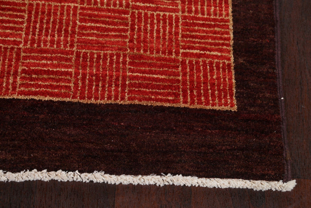 Handmade Gabbeh Kashkoli Oriental Runner Rug 3x10