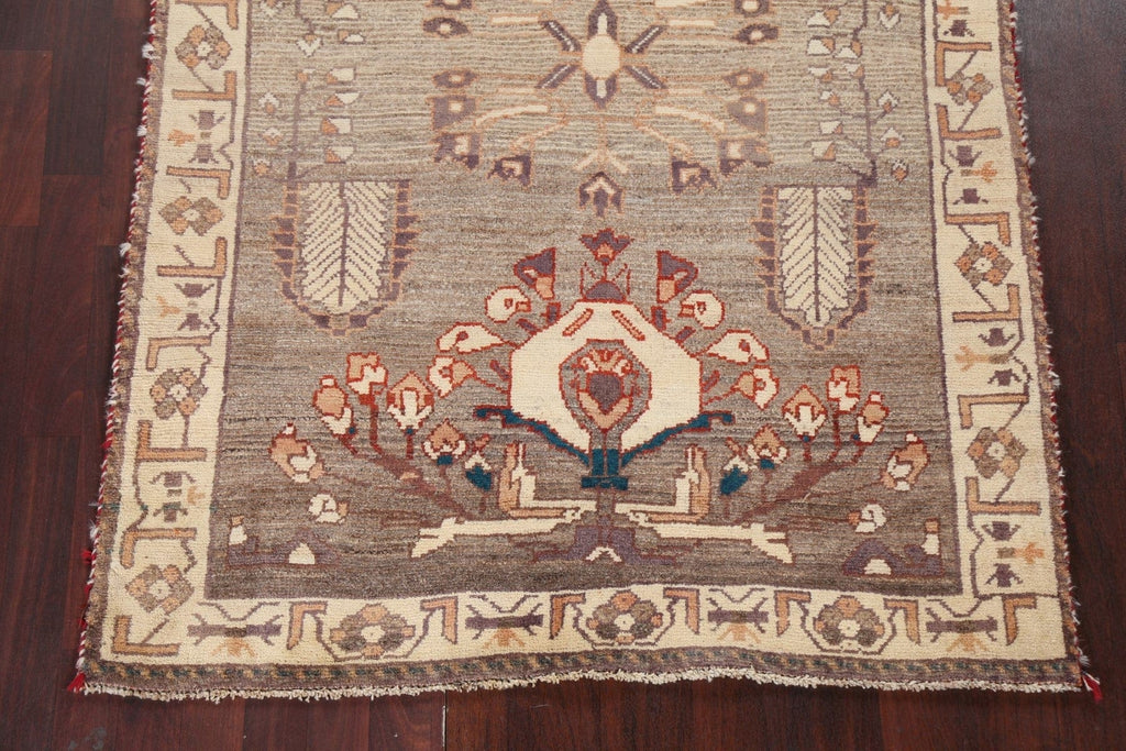 Vegetable Dye Wool Qashqai Persian Area Rug 4x6