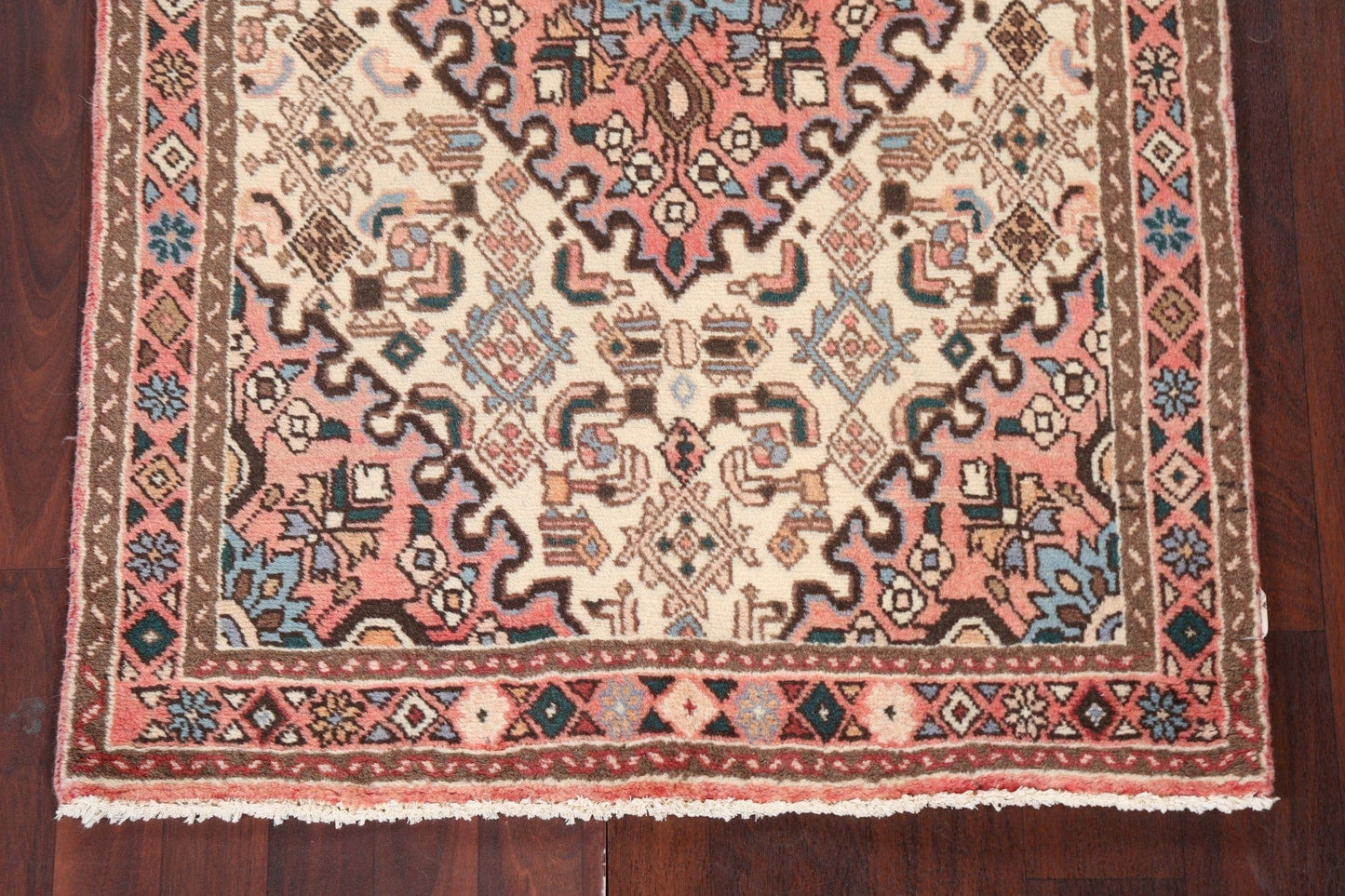Vegetable Dye Wool Sirjan Vintage Persian Rug 3x5