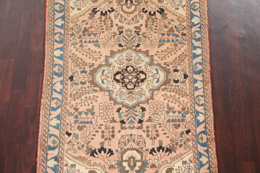 Vintage Handmade Wool Lilian Persian Rug 3x6