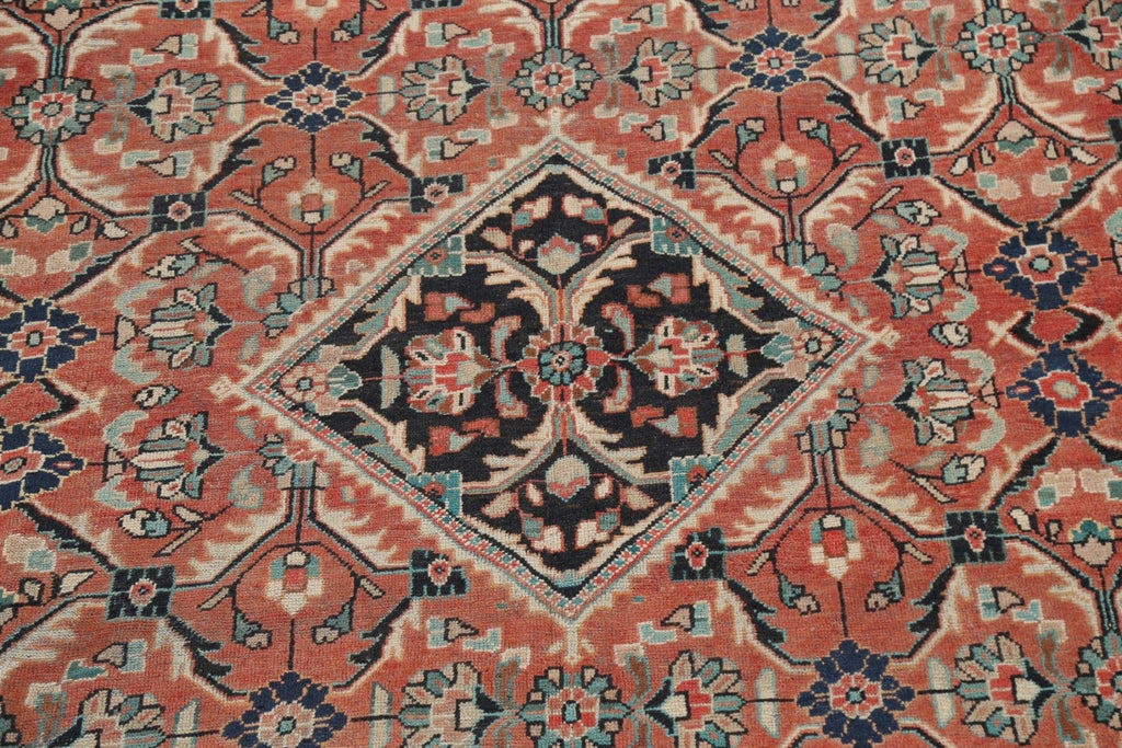 Antique Vegetable Dye Mahal Persian Area Rug 10x13