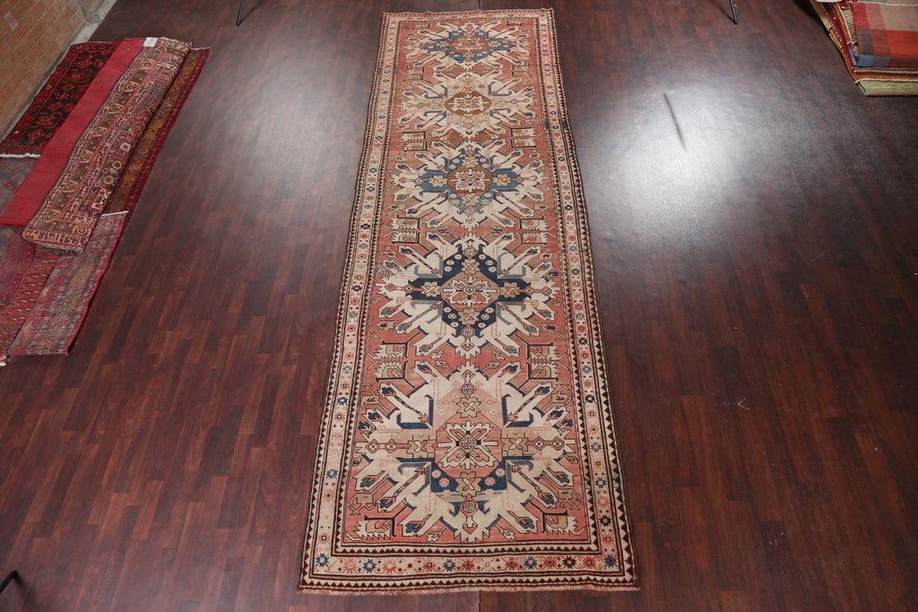 Antique Vegetable Dye Kazak Oriental Runner Rug 5x16