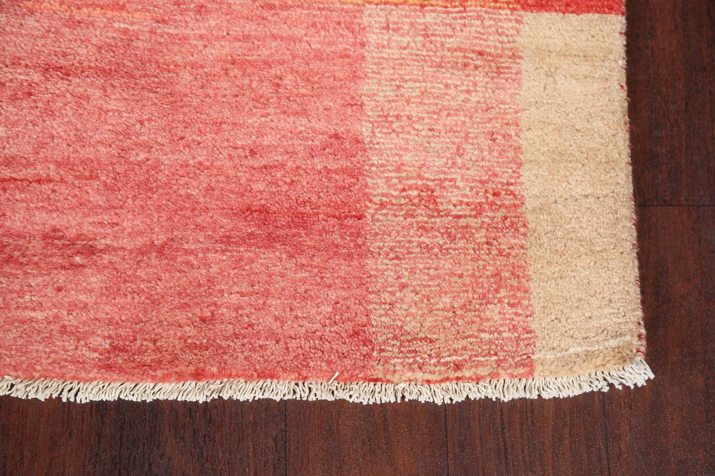 Modern Wool Gabbeh Kashkoli Oriental Runner Rug 3x21