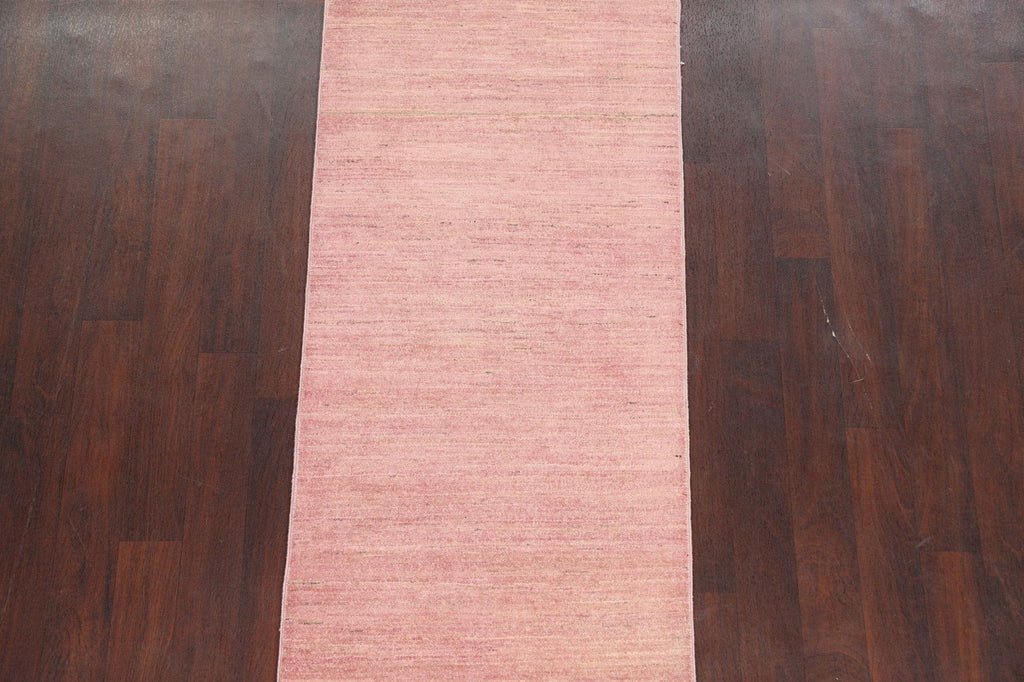 Pink Wool Gabbeh Kashkoli Oriental Rug 3x6