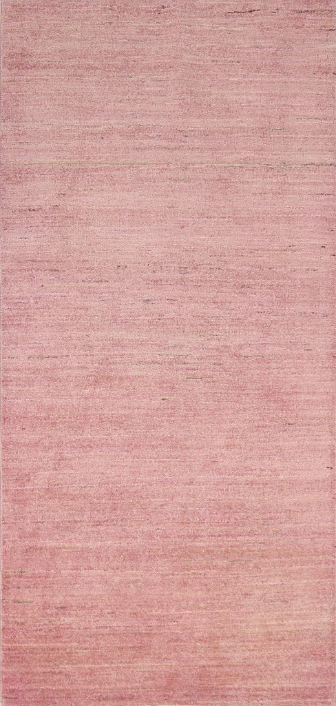 Pink Wool Gabbeh Kashkoli Oriental Rug 3x6