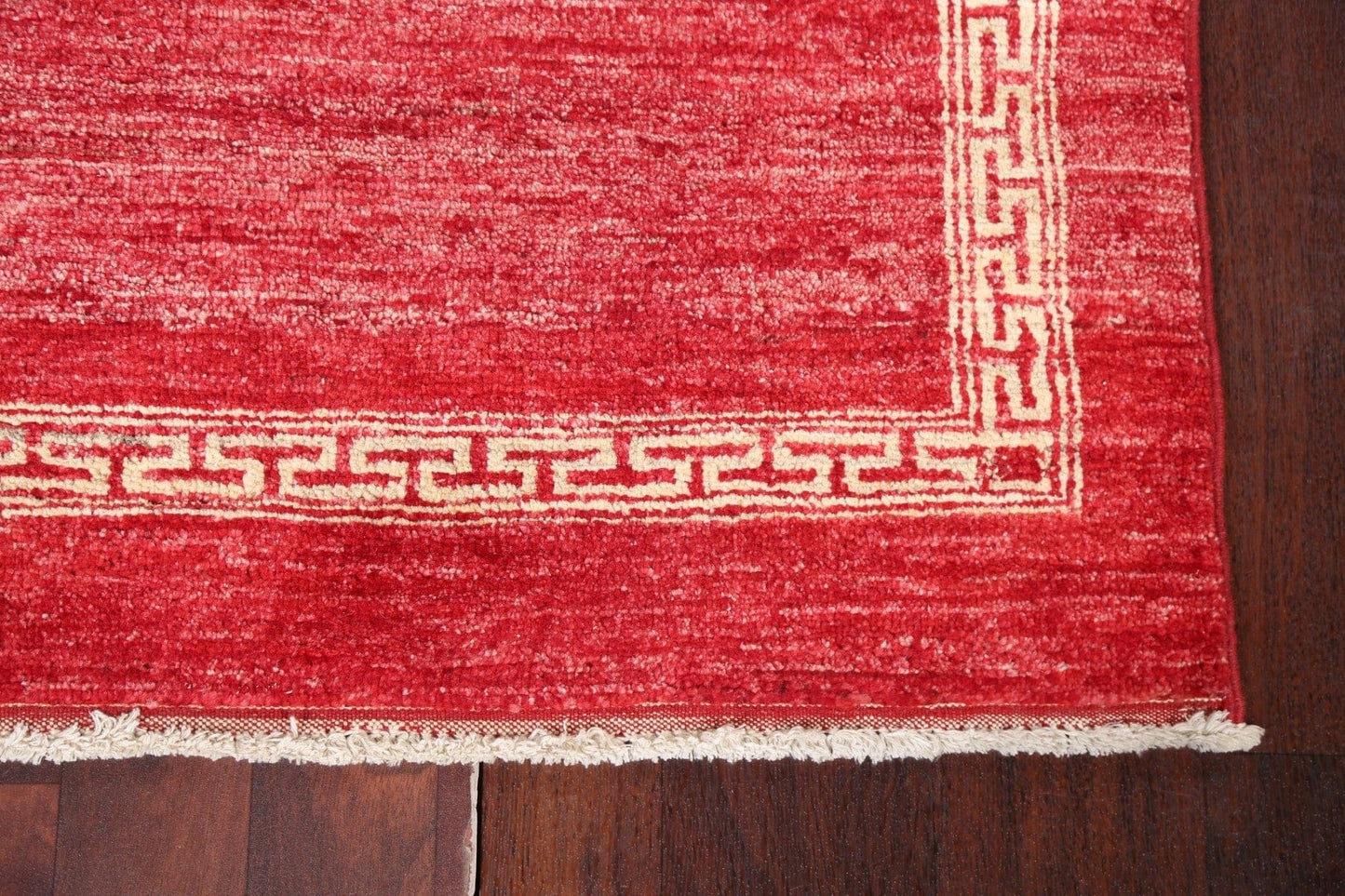 Red Wool Gabbeh Kashkoli Oriental Runner Rug 3x9